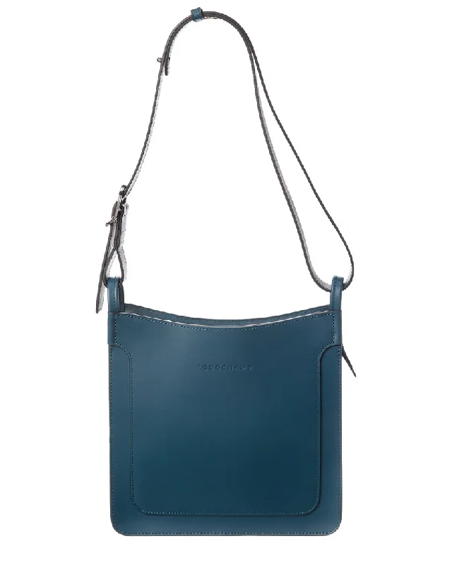 Longchamp Small Leather Hobo Bag