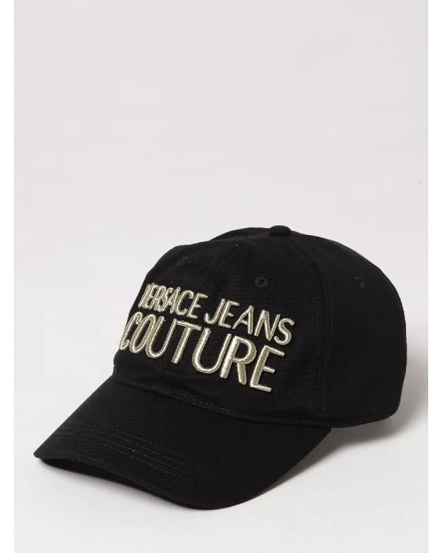 Versace Jeans Couture Baseball Cap Women Black Hats