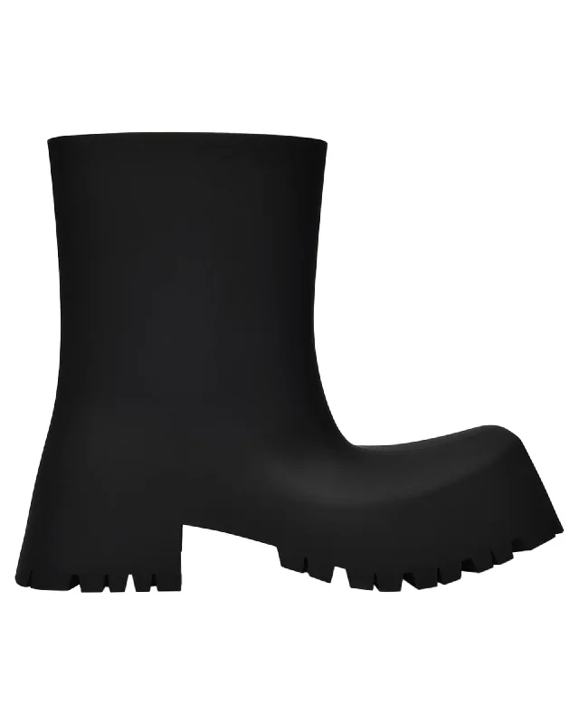Balenciaga Tractor Lug Sole Ankle Boot Women Black | Black