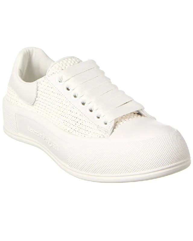Alexander Mcqueen Plimsoll Leather Sneaker