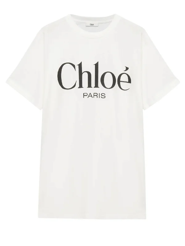 Chloé Oversized T-shirt with logo