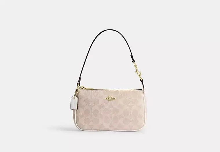 Coach Nolita 19 In Signature Canvas Sand Chalk 