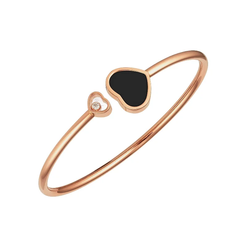 Chopard Happy Hearts Onyx Bangle