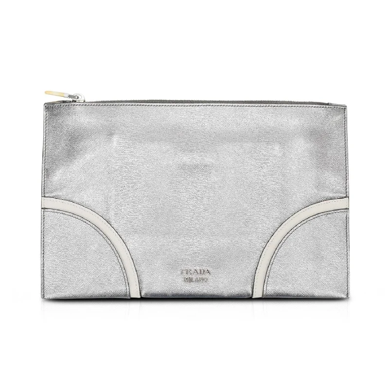 Prada 'Saffiano Lux' Clutch