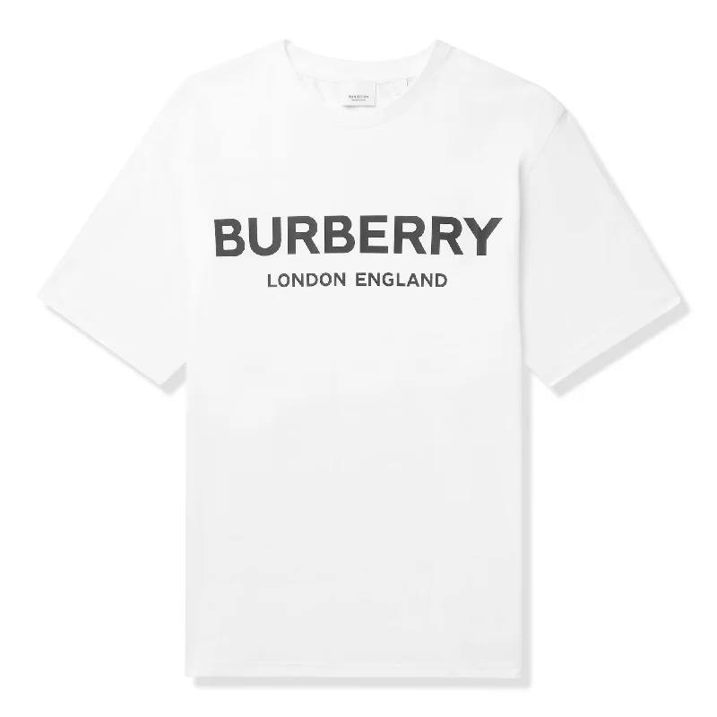 Preloved - Burberry Letchford Logo White T Shirt
