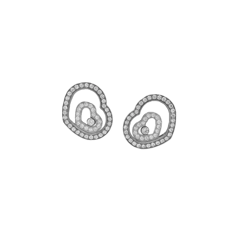 Chopard Happy Spirit Heart Clip Earrings