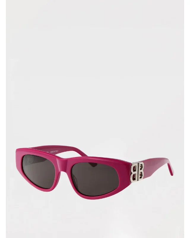 Balenciaga BB0095S 017 Cateye Sunglasses Women Fuchsia