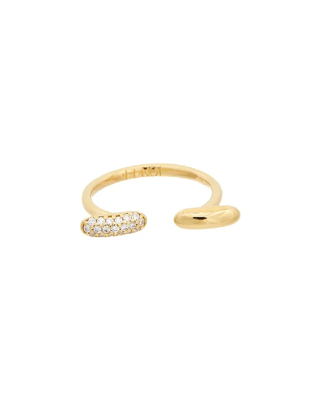 Fendi Filo Cz Ring