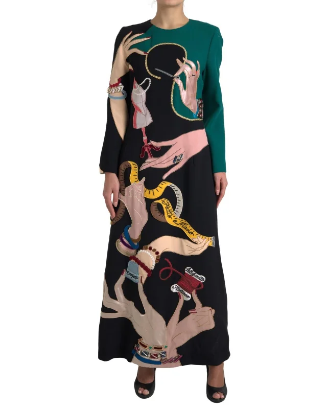 Dolce & Gabbana  Fatto a Mano Long Sleeve Dress
