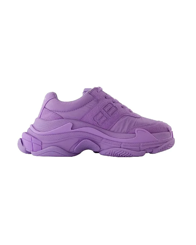 Balenciaga Track Sneaker Platform Shoes Women Violet | Purple