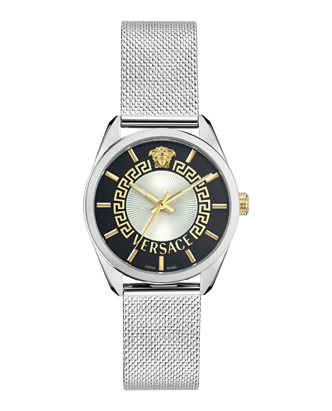 Versace Womens  Stainless Steel 36mm Bracelet Fashion Watch