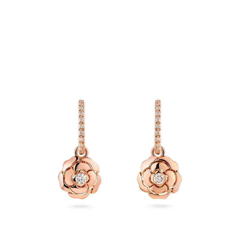 CHANEL Extrait de Camélia Earrings