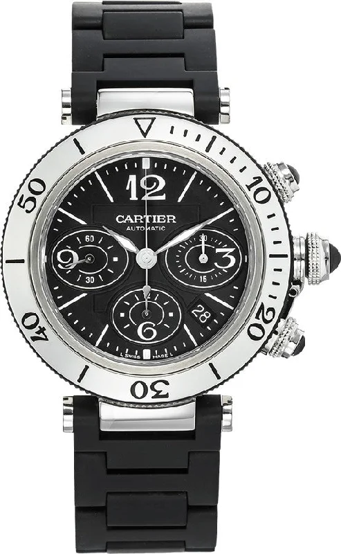 Cartier Pasha Steel Automatic Men's Watch W31088U2
