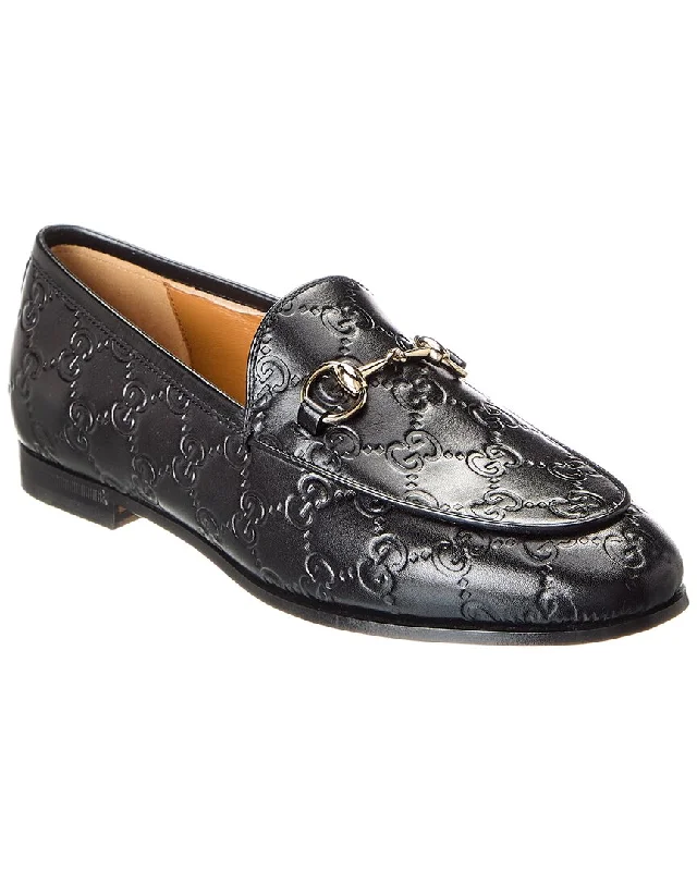 Gucci Jordaan Leather Loafer