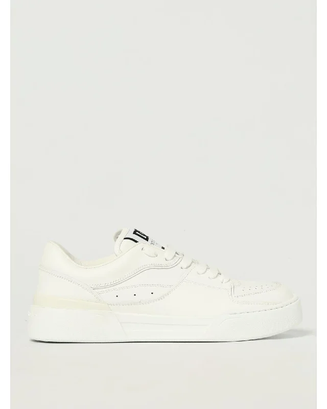 Dolce & Gabbana Low Top Leather Sneakers Men White
