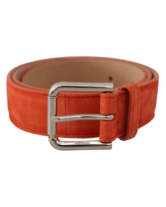 Dolce & Gabbana  Women's Orange Suede Belt