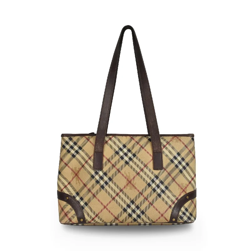Burberry 'Haymarket Check' Tote Bag
