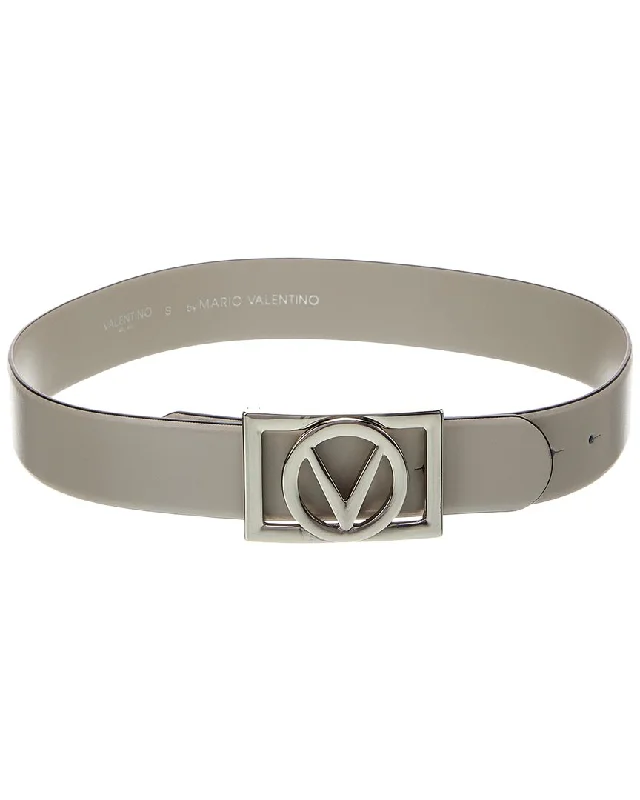 Valentino By Mario Valentino Dolly Bombe Leather Belt