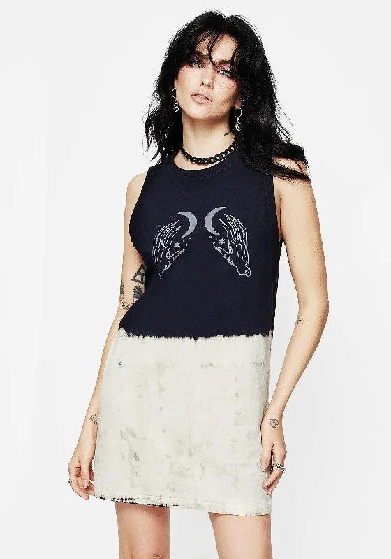 Galdor Tie Dye Longline Tank Top