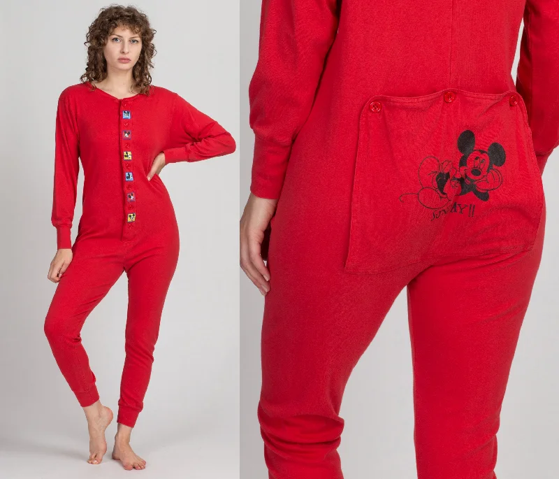 90s Mickey Mouse Days Of The Week Pajama Onesie - Medium