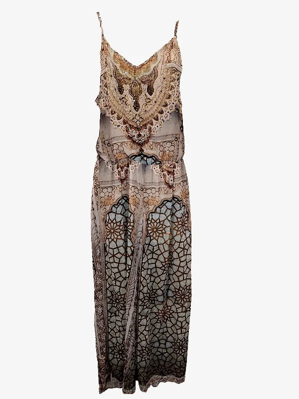 Gigi and Ellla Embellished Summer Resort Jumpsuit Size S