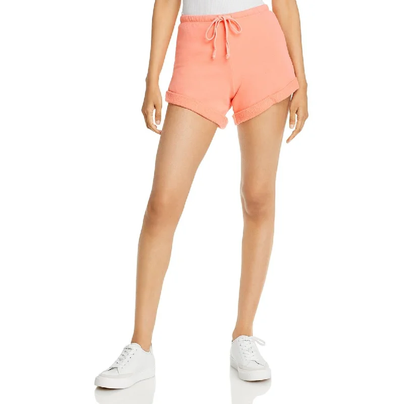 LNA Clothing Womens Livi Rolled Terry Shorts