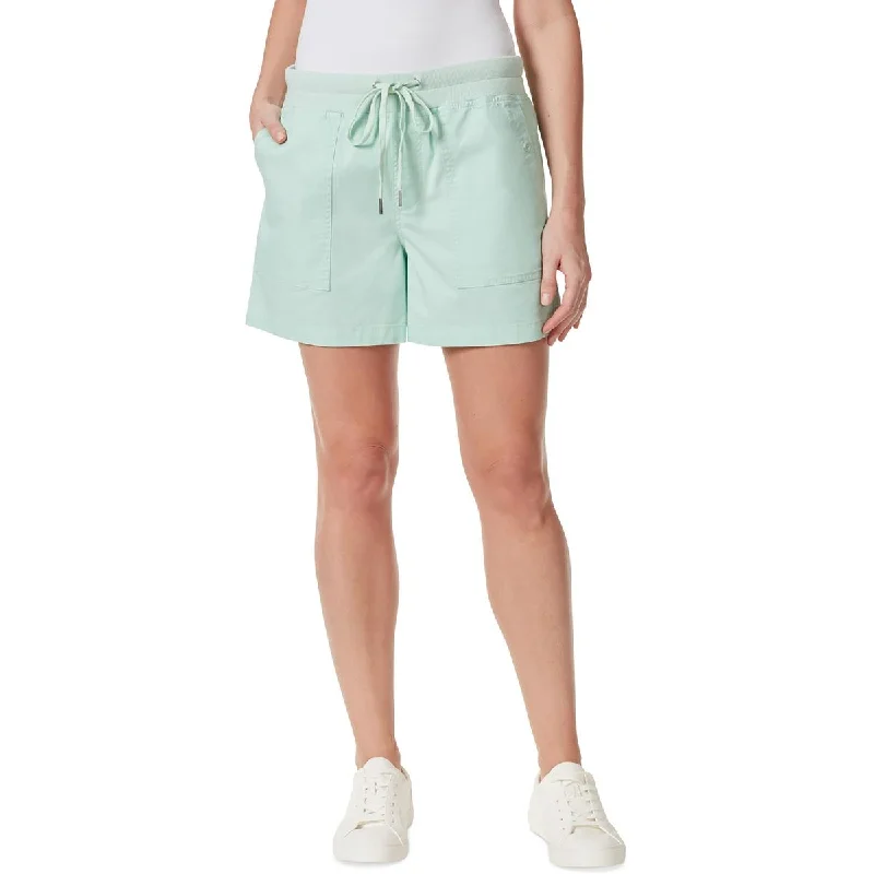 Gloria Vanderbilt Womens Utility Pull On Cargo Shorts