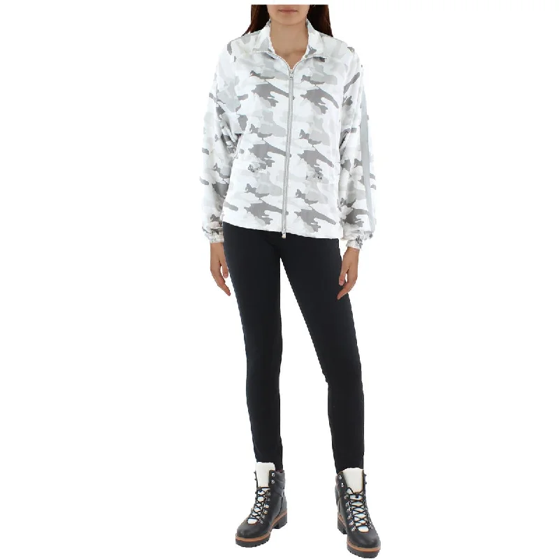 Blanc Noir Womens Camouflage Short Soft Shell Jacket