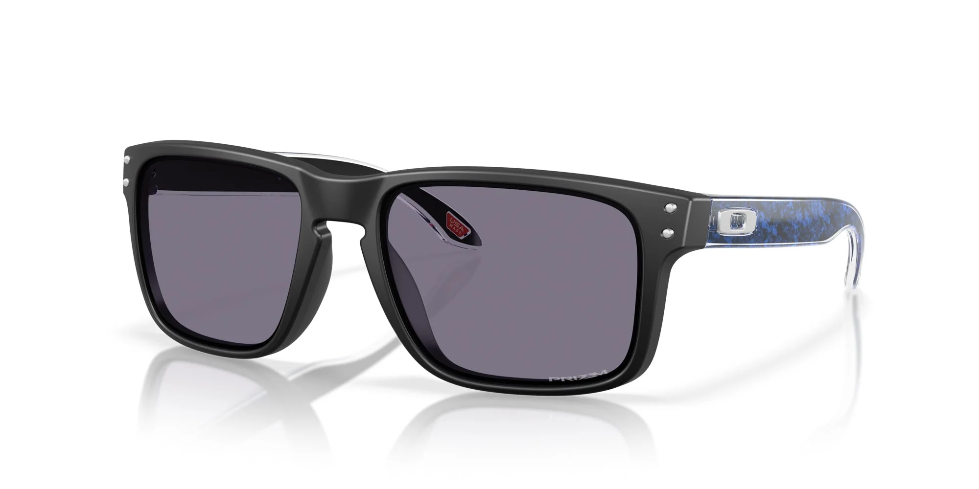 Matte Black-Blue/Prizm Grey