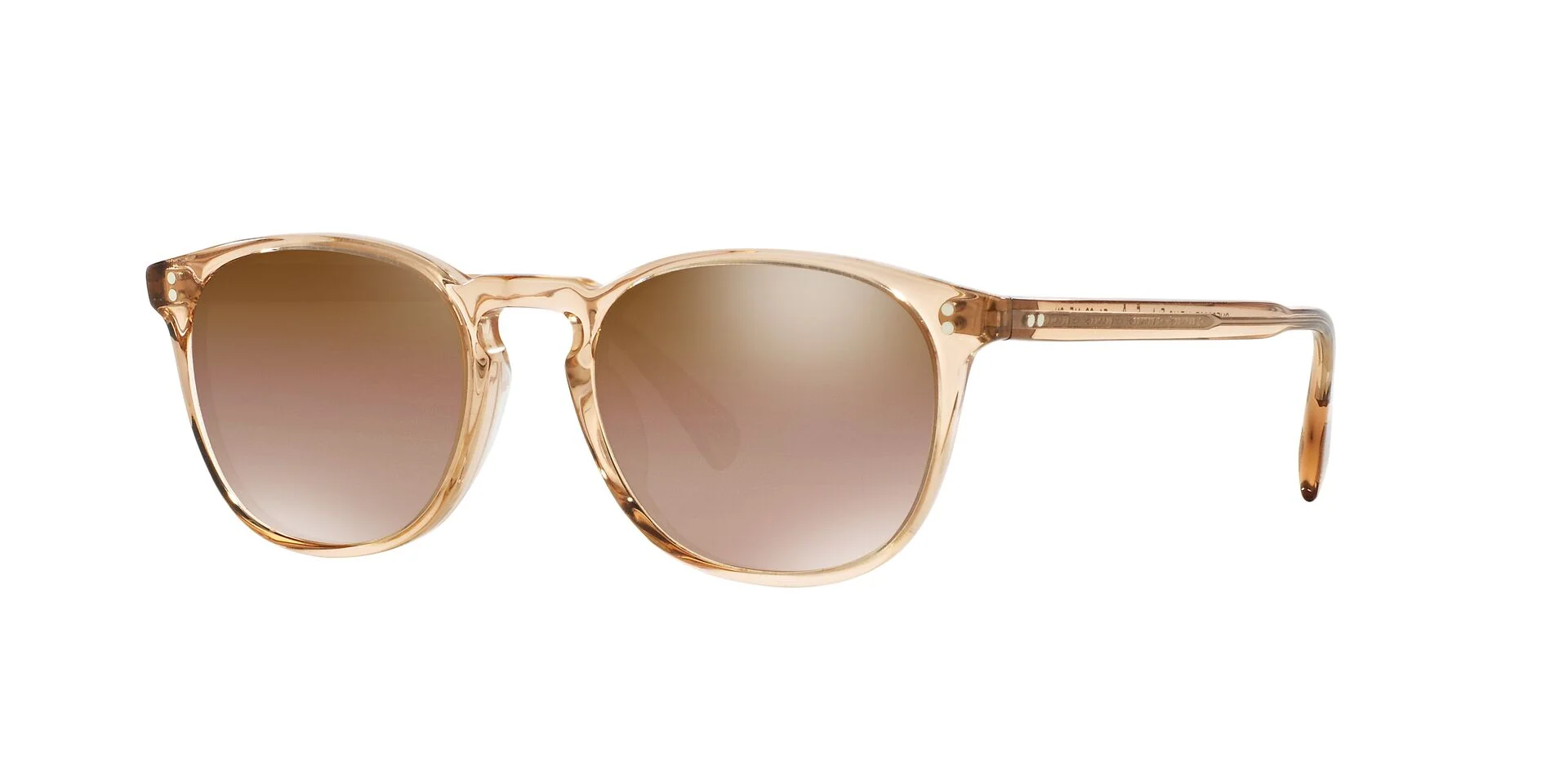 Blush/Light Brown Yellow Mirror Gradient