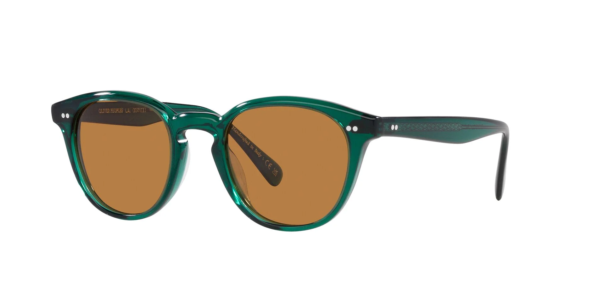 Translucent Dark Teal/Cognac