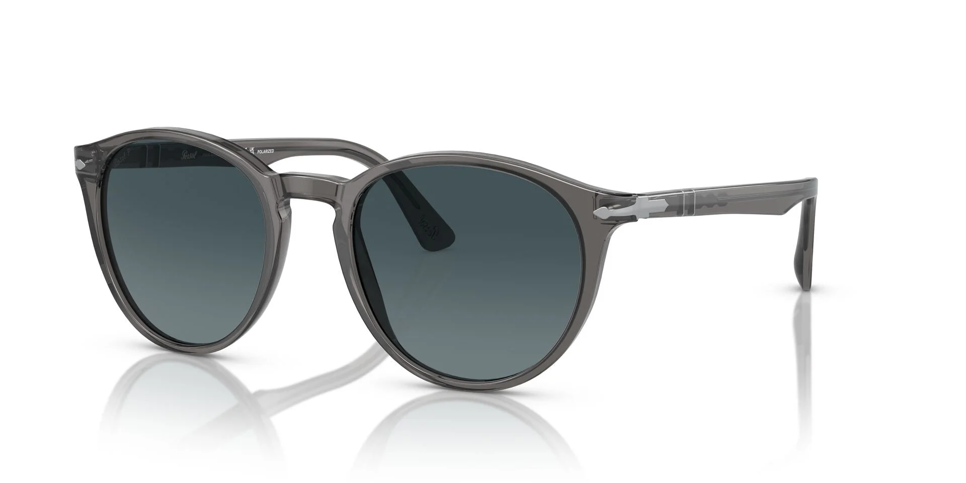 Transparent Grey/Light Blue Dark Blue Polarised Gradient