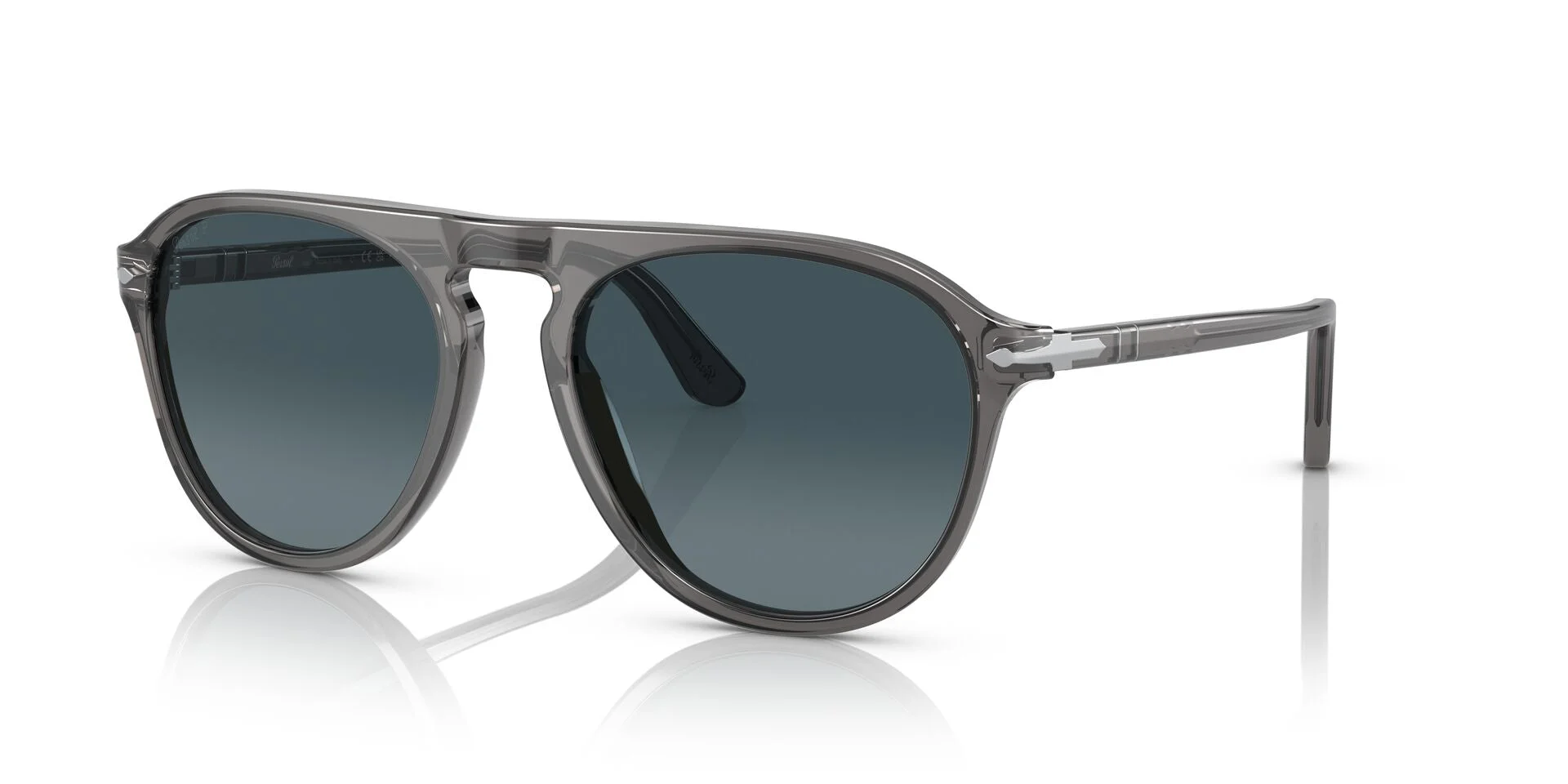 Transparent Grey/Light Blue Dark Blue Polarised Gradient