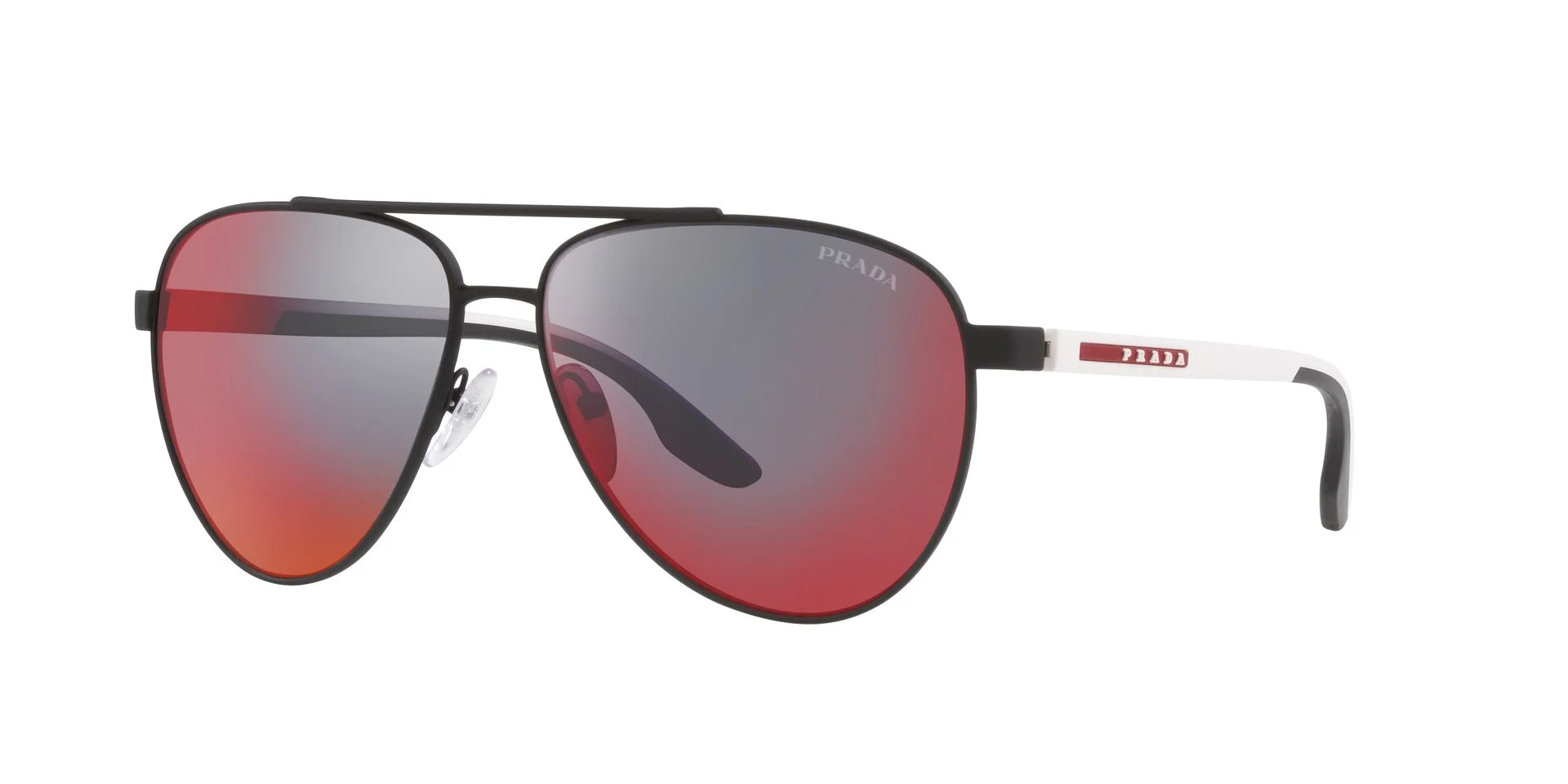 Black/Dark Grey Mirror Blue/Red