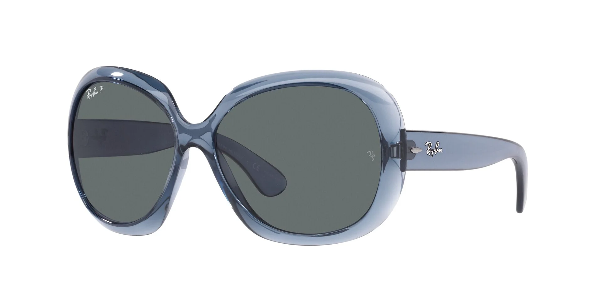 Transparent Blue/Dark Grey Polarised