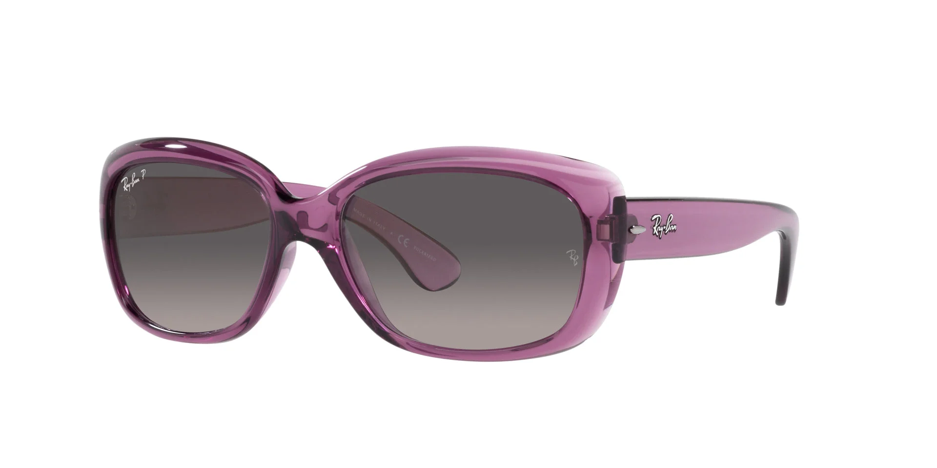 Transparent Violet/Grey Gradient Polarised