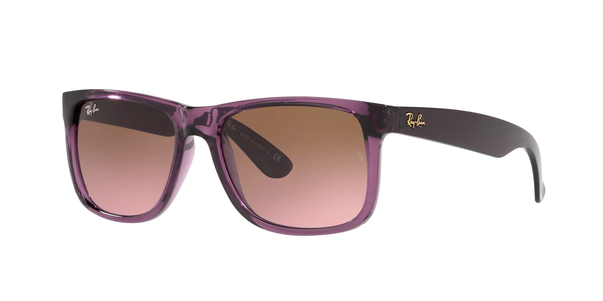 Transparent Violet/Pink-Brown Gradient