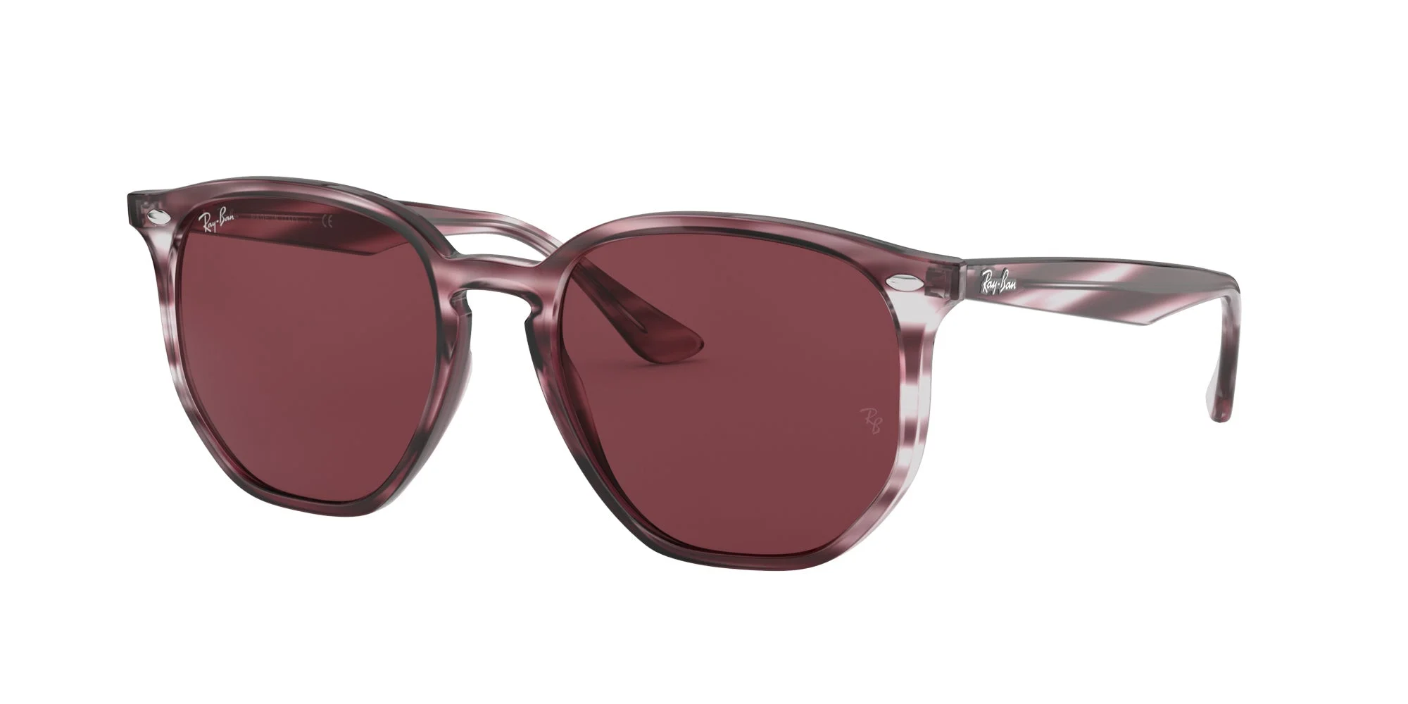 Striped Bordeaux Havana/Dark Violet