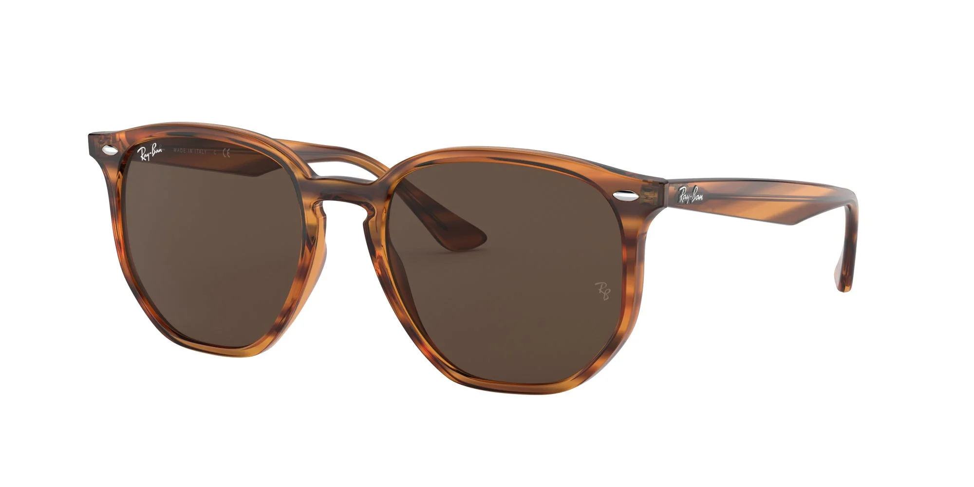Striped Red Havana/Dark Brown
