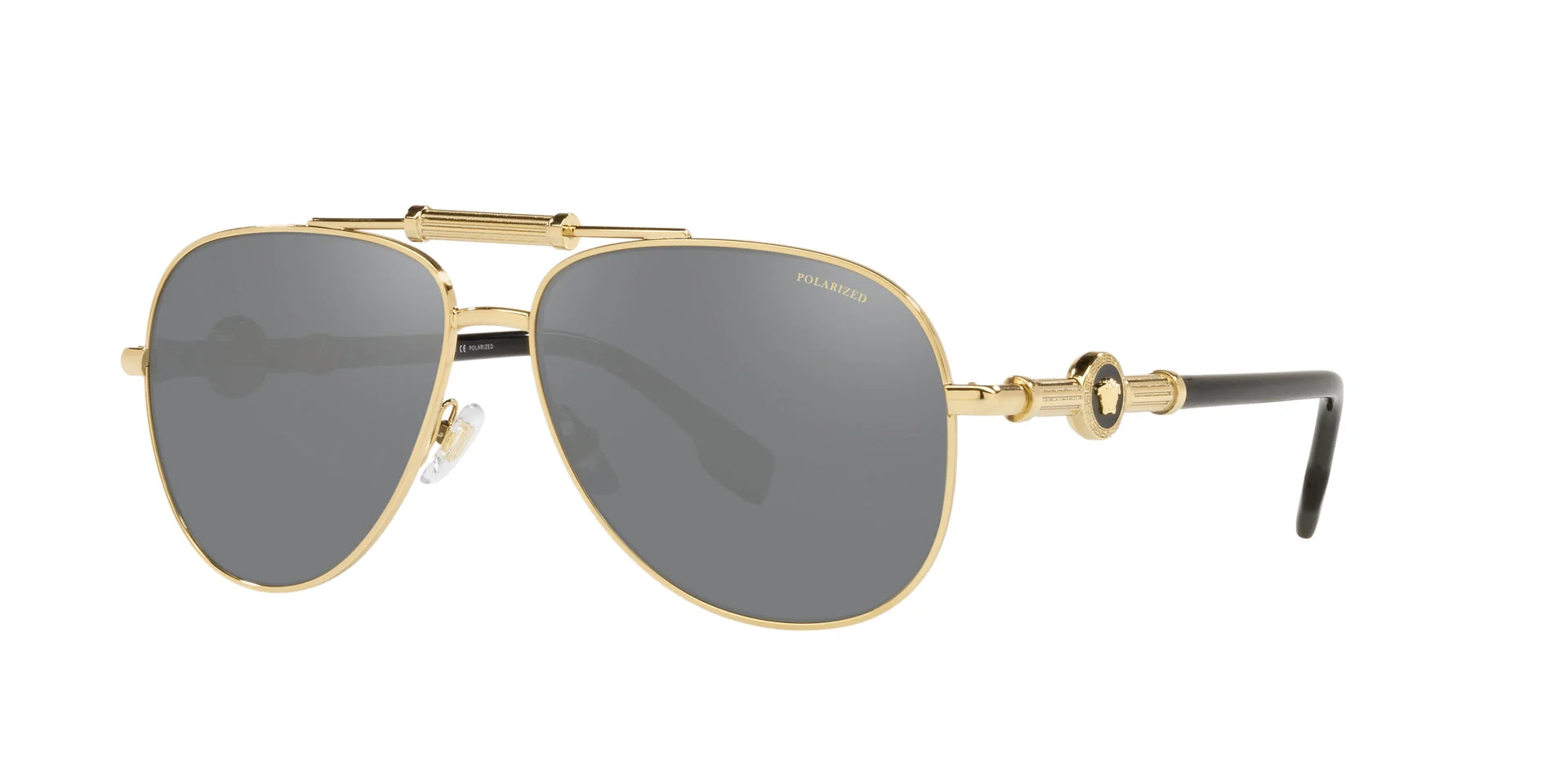 Gold/Polarised Grey Mirror Silver