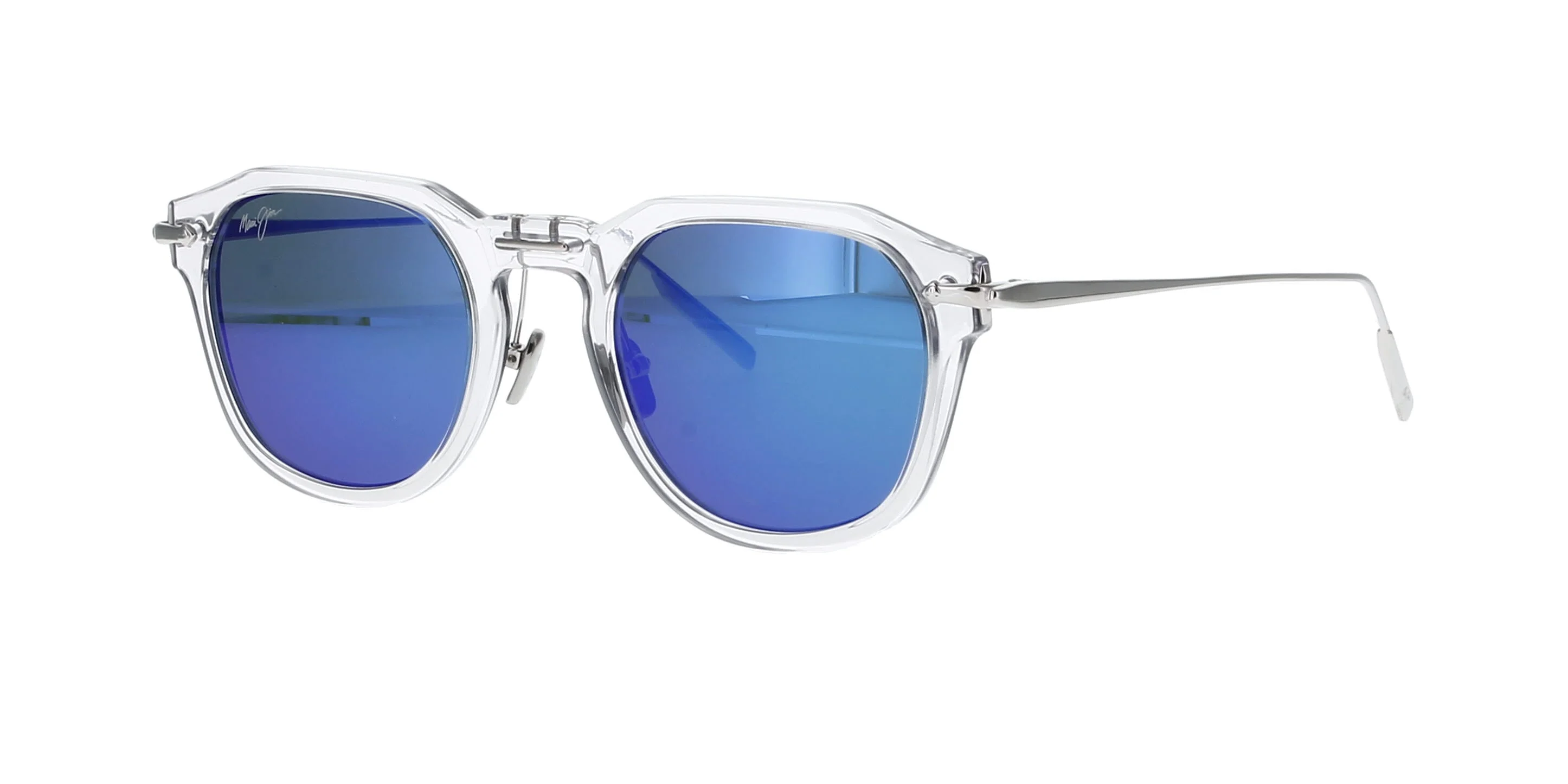 Crystal with Silver/Blue Hawaii