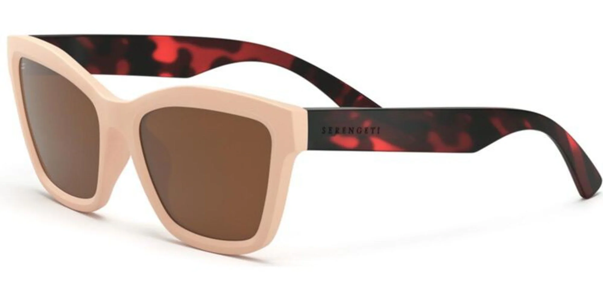 Matt White Matt Tortoise/Brown Polarised
