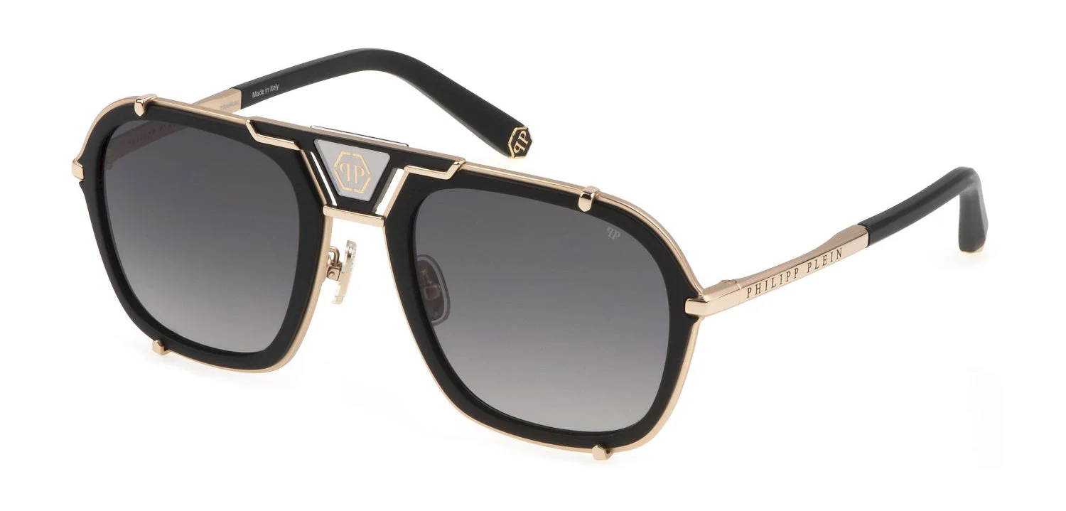 Shiny Rose Gold-Black/Polarised Smoke Gradient