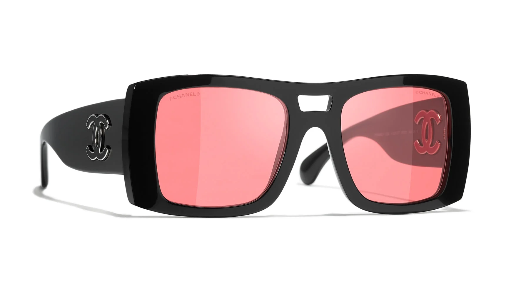 Black/Red Pink