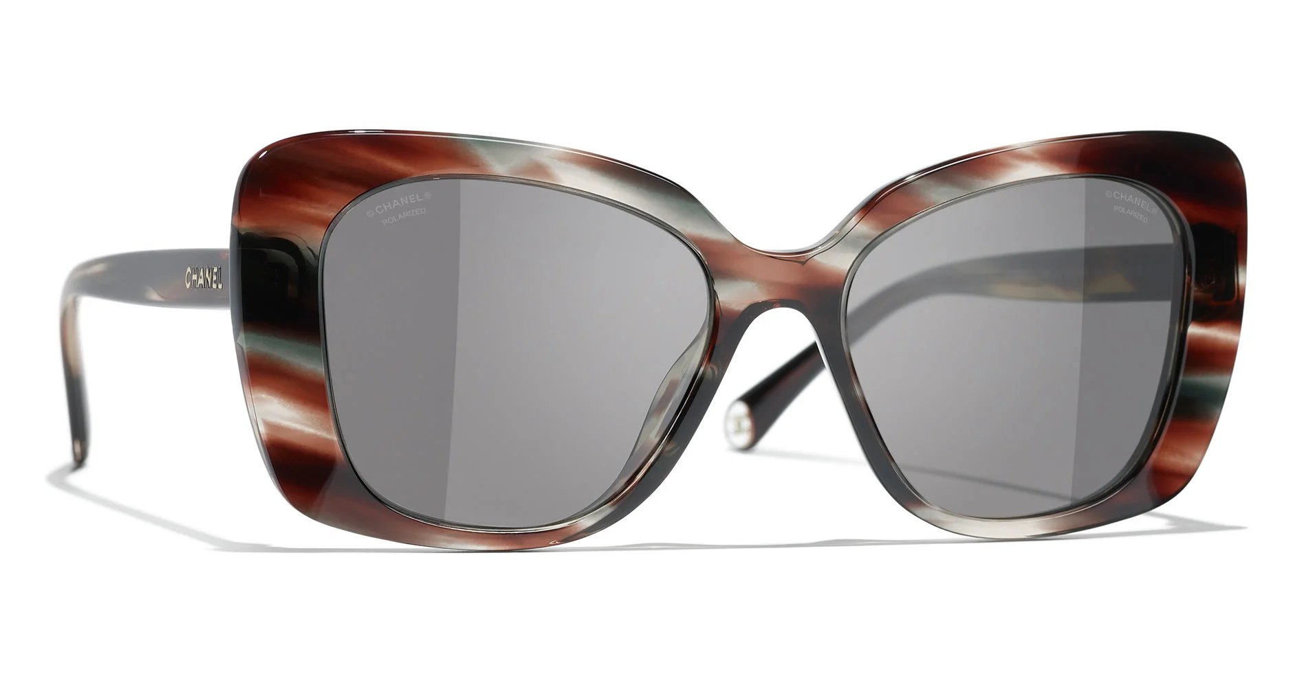 Brown Tortoise & Grey/Grey Polarised