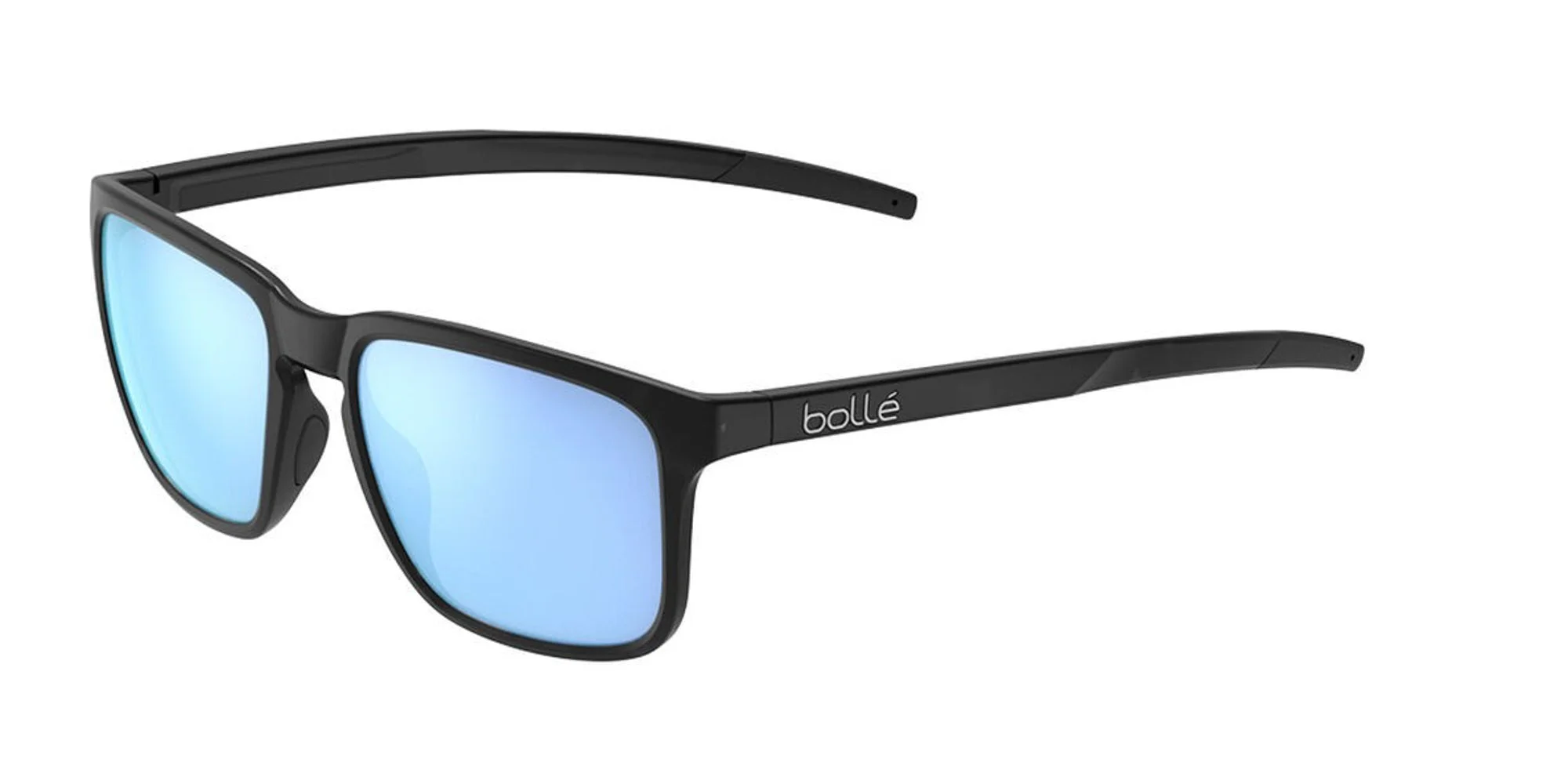 Black Matte/Sky Blue Polarised