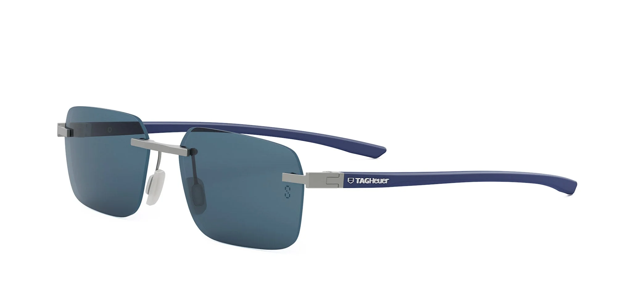 Matte Silver/Blue Polarised