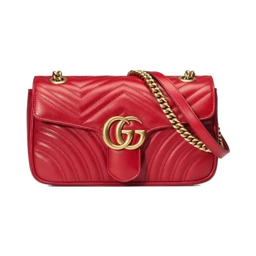 GUCCI GG Marmont mini matelass'e shoulder bag