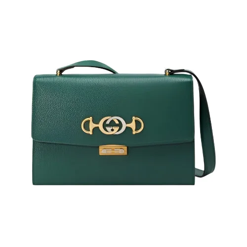 GUCCI Zumi Grainy Leather Small Shoulder Bag