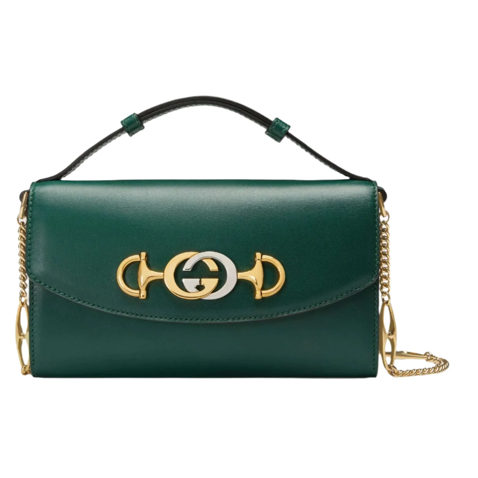 GUCCI Zumi Smooth Leather Mini Shoulder Bag